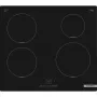 Indukcijas plīts virsma Bosch Serie 4 PUE611BB5D, 4 zonas, bezrāmja, melna, 59.2×51 mm, stikla keramika, skārienjutīga vadība