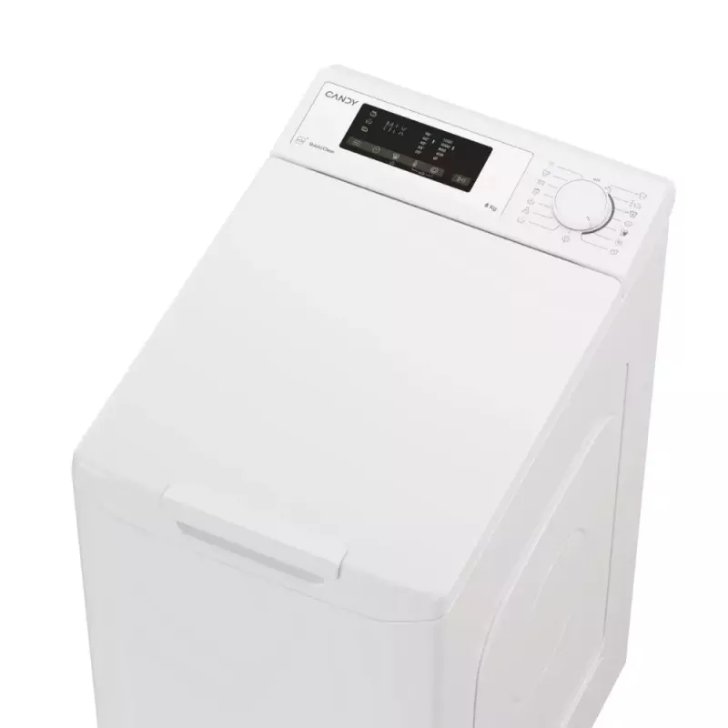 Veļas mašīna ar augšējo ielādi CANDY TCA283D2-S, 8 kg, 1200 RPM, balta