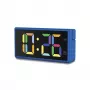Digitālais modinātājpulkstenis Hama Ibiza Blue LCD, baterija/USB, 150x34x73mm