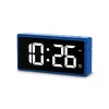 Digitālais modinātājpulkstenis Hama Ibiza Blue LCD, baterija/USB, 150x34x73mm