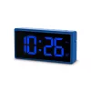 Digitālais modinātājpulkstenis Hama Ibiza Blue LCD, baterija/USB, 150x34x73mm