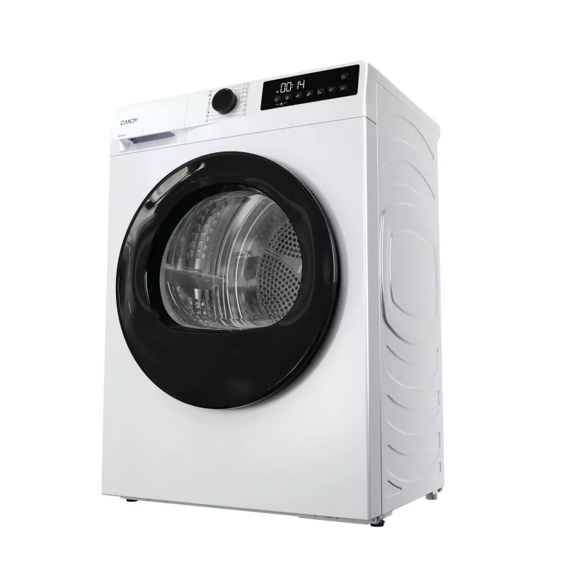 Veļas žāvētājs CANDY GD 9N2B-S — brīvstāvošs, priekšējā ielāde, siltumsūknis, 9 kg, balts