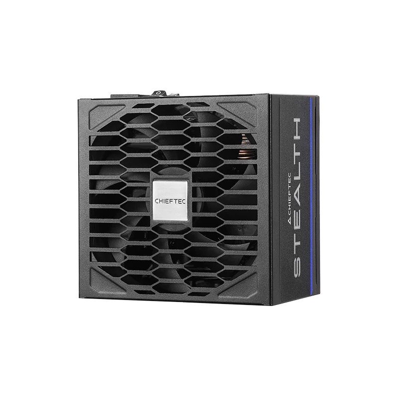 Barošanas bloks CHIEFTEC Stealth Vega M SPX-1000-FC 1000W 24-pin ATX 80 PLUS Platinum, 135 mm ventilators, Melns