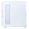 Zalman i3 NEO V2 Mid Tower korpuss ar 4 RGB ventilatoriem (120 mm), balts