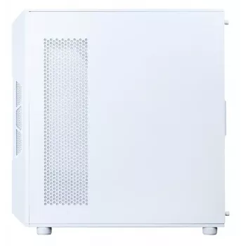 Datora korpuss Zalman I3 NEO V2 WHITE Midi Tower, ATX/Mini-ITX, rūdīts stikls, 3x120mm priekšējie ventilatori, USB 3.2 Gen1
