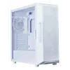 Zalman i3 NEO V2 Mid Tower korpuss ar 4 RGB ventilatoriem (120 mm), balts