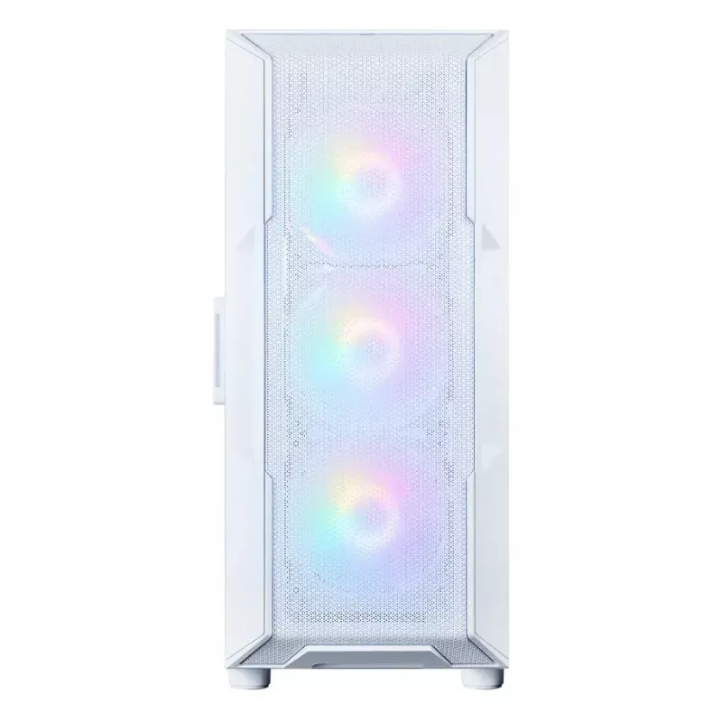 Zalman i3 NEO V2 Mid Tower korpuss ar 4 RGB ventilatoriem (120 mm), balts
