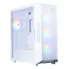 Zalman i3 NEO V2 Mid Tower korpuss ar 4 RGB ventilatoriem (120 mm), balts
