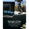 Icy Box IB-1827MCP-C31 ārējais M.2 NVMe/SATA disku ietvars, USB 3.2 Gen 2, 10 Gbps