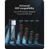 Icy Box IB-1827MCP-C31 ārējais M.2 NVMe/SATA disku ietvars, USB 3.2 Gen 2, 10 Gbps