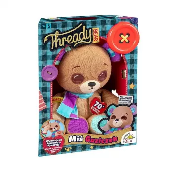 Plīša interaktīvais mīlulis Cobi Thready Bear — ar kustību aktivizējama rotaļlieta ar skaņu un sensoriem