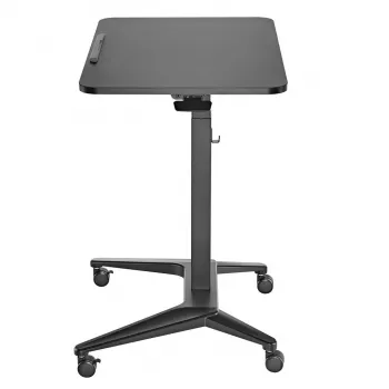 Mobilais klēpjdatora galds MACLEAN MC-453B ar pneimatisko augstuma regulēšanu, maks. augstums 109 cm, 8 kg kravnesība