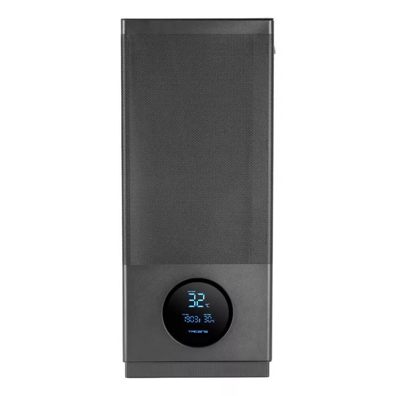 Tacens 2SAGITTA20 melns Midi Tower datora korpuss ar 3 ventilatoriem (120 mm)