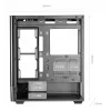 PC korpuss TACENS Mars Gaming MCLCDPRO Midi Tower — Melns, IPS 7.2 collu Displejs, Apakšējais PSU, ATX/Micro‑ATX/Mini‑ITX atbalsts