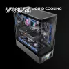 PC korpuss TACENS Mars Gaming MCLCDPRO Midi Tower — Melns, IPS 7.2 collu Displejs, Apakšējais PSU, ATX/Micro‑ATX/Mini‑ITX atbalsts