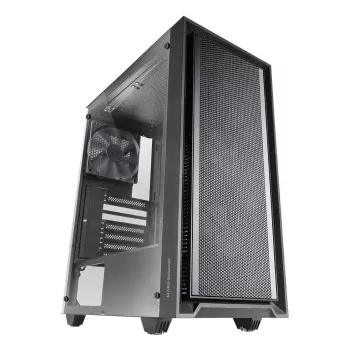 PC korpuss TACENS Mars Gaming MC-PMAX Midi Tower — ATX/Micro-ATX/Mini-ITX, 3x120mm priekšā, 1x120mm aizmugurē, 2x3.5 inch un 2x2.5 inch sloti, Melns