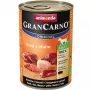 Animonda GranCarno Original liellopa gaļa un vista 400g skārdenē, bezgraudu, pieaugušiem suņiem