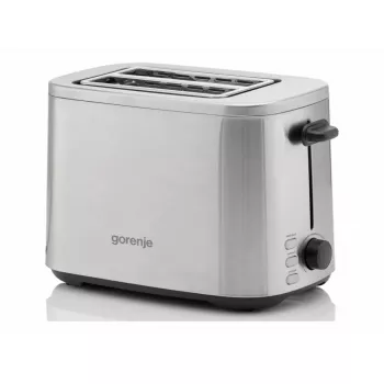 Gorenje T800DS 2-slotu nerūsējošā tērauda tosteris, kompakts mājas modelis