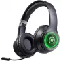 Defender FreeMotion B400 – bezvadu un vadu austiņas, USB-C, AUX, slēgtas supraaural austiņas, 20–20000 Hz, 118 dB, LED fona apgaismojums, melna