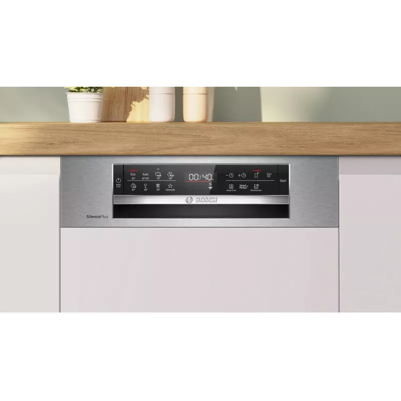 Bosch Serie 6 SPI6EMS21E trauku mazgājamā mašīna daļēji iebūvējama 10 komplekti