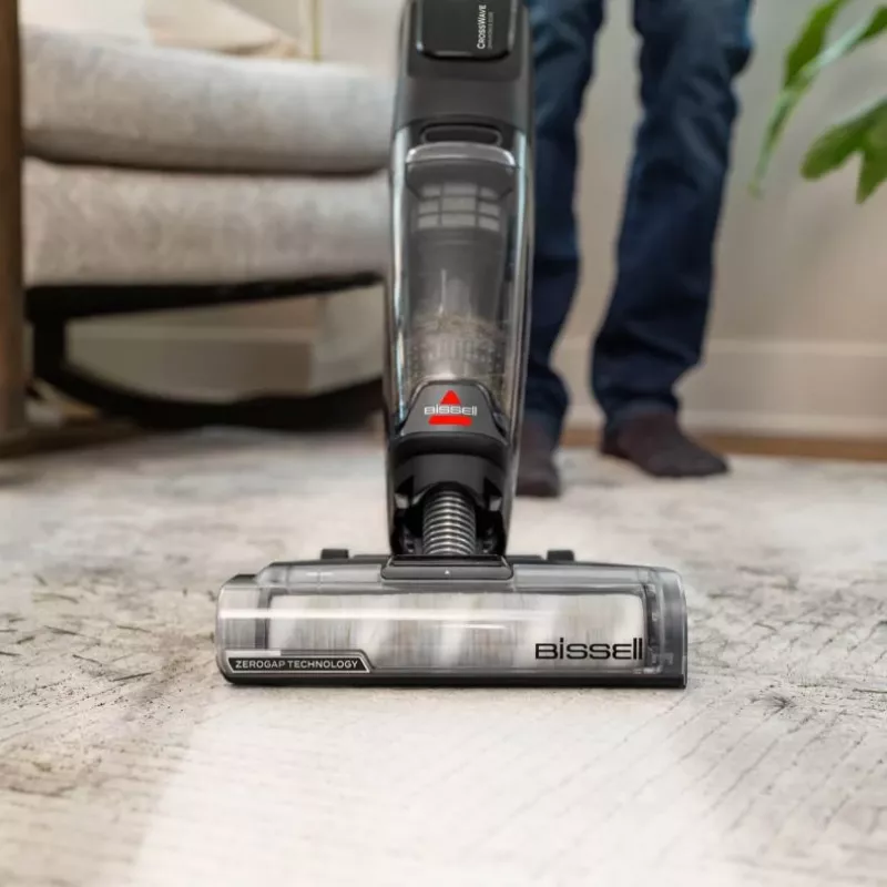 Bissell CrossWave OmniForce Edge Pro vertikālais putekļsūcējs, bezmaiss, slapjā un sausā tīrīšana, 200 W, melns