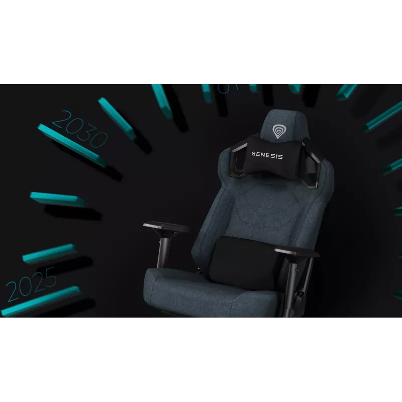 GENESIS NITRO 800 spēļu krēsls ar polsterētu sēdekli, maks. svars 150 kg