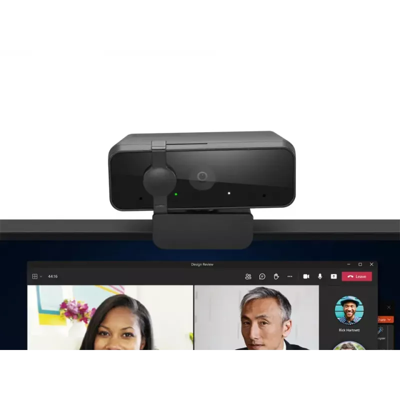 Tīmekļkamera Lenovo 310 Full HD 1920×1080 30 fps USB 2.0 Klipšs Melna