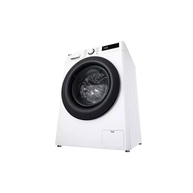 LG F4DR509SBW veļas žāvētājs Brīvi stāvošs Priekšējā ielāde Melns, Balts