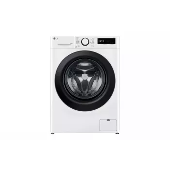 LG F4DR509SBW veļas žāvētājs Brīvi stāvošs Priekšējā ielāde Melns, Balts