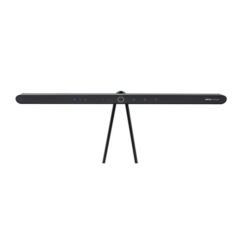 Monitora lampa BenQ PianoLight R Melna — 1070 lm, USB barošana, 120×367×628 mm