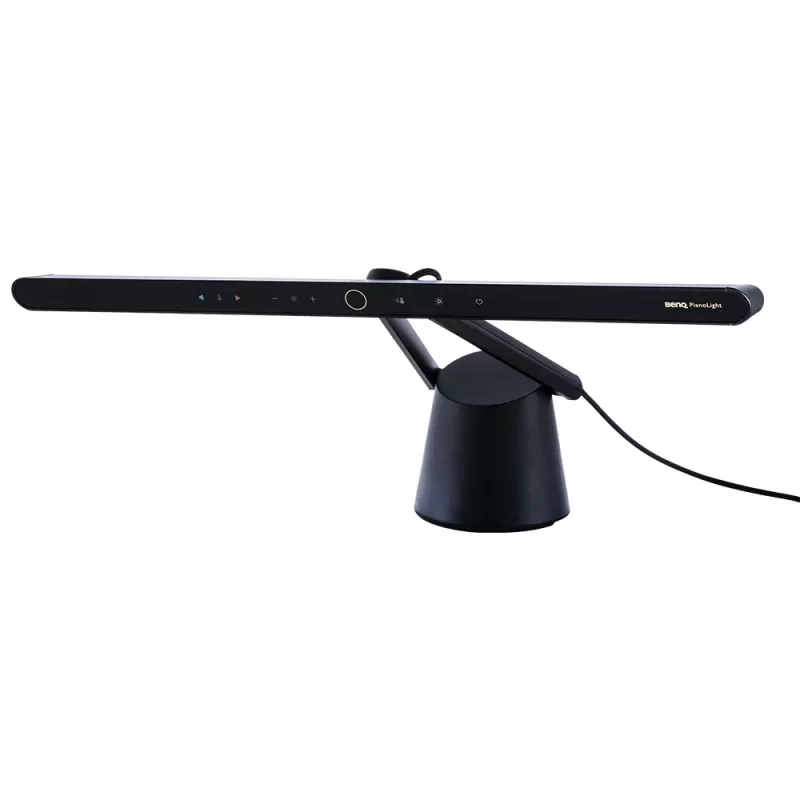 Monitora lampa BenQ PianoLight R Melna — 1070 lm, USB barošana, 120×367×628 mm