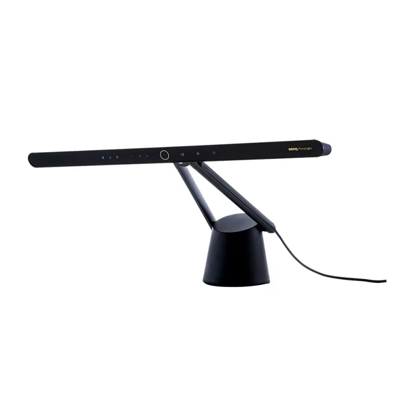 Monitora lampa BenQ PianoLight R Melna — 1070 lm, USB barošana, 120×367×628 mm