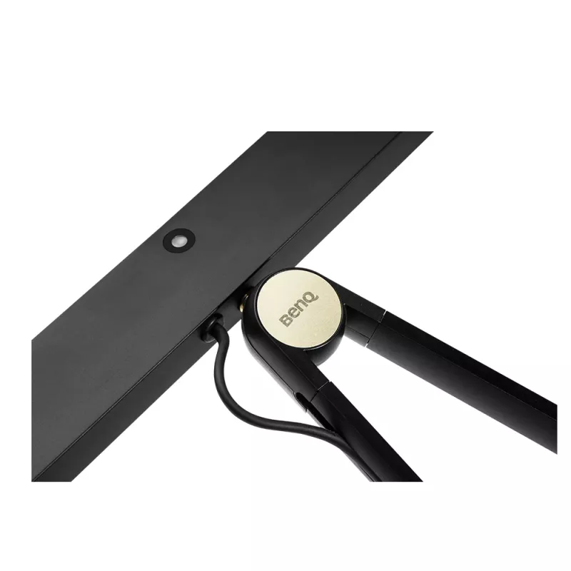 Monitora lampa BenQ PianoLight R Melna — 1070 lm, USB barošana, 120×367×628 mm