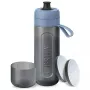 Pudeles filtrs BRITA Active 600 ml Pasteļzila ar 2 MicroDisc filtriem, plastmasa, bez BPA, 233 mm