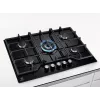 Electrolux KGG75362K Melna Iebūvējama 75 cm Gāzes Plīts Virsma 5 Degļi