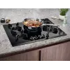 Electrolux KGG75362K Melna Iebūvējama 75 cm Gāzes Plīts Virsma 5 Degļi