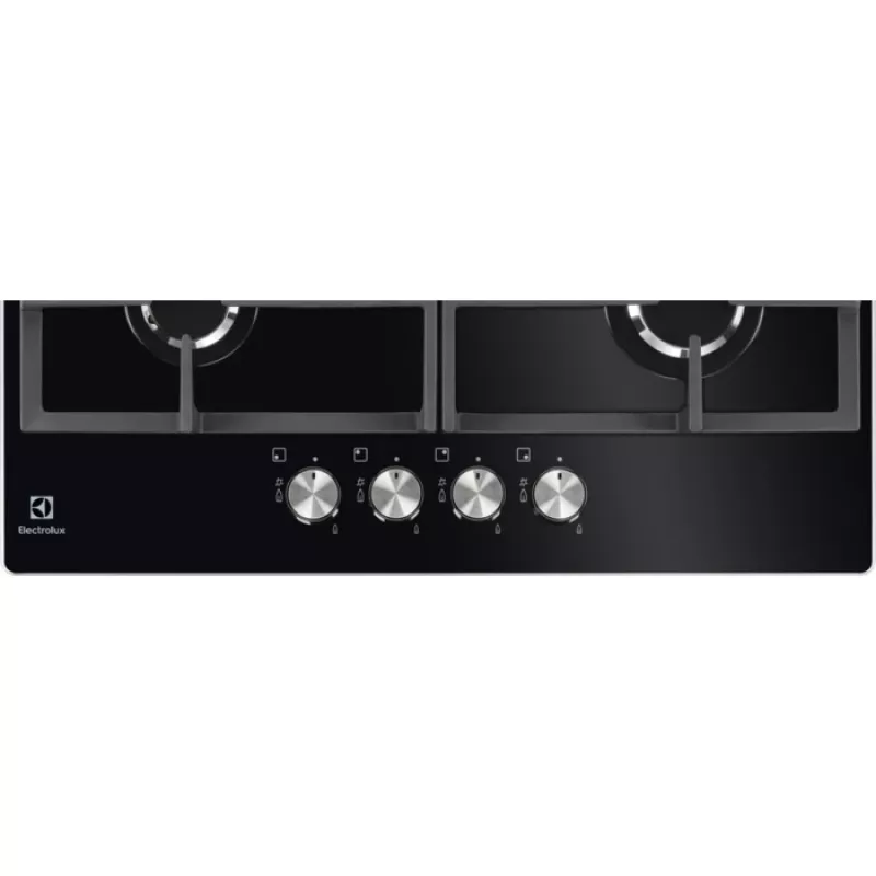 Iebūvējamā gāzes plīts virsma Electrolux KGG6426K Melna 56 cm 4 degļi