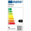 Montis MT042-BK LED galda lampa, melnā krāsā, 5,7 W, 230 V + USB