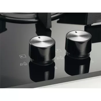 Electrolux EGC3322NVK Melns Iebūvējamā Gāzes plīts virsma 2 zonas