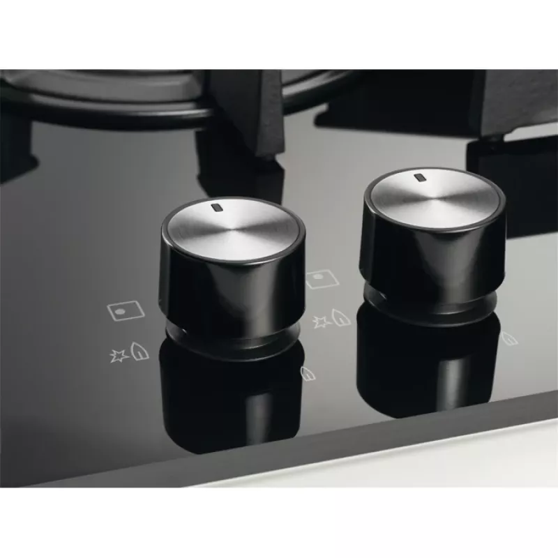 Electrolux EGC3322NVK Melns Iebūvējamā Gāzes plīts virsma 2 zonas