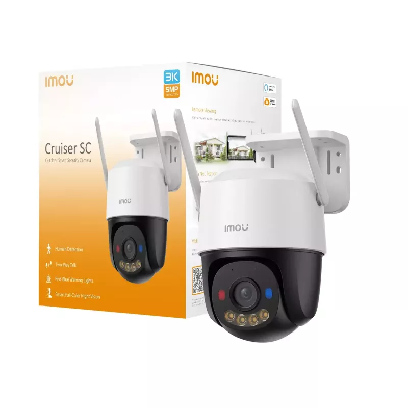 IP drošības kamera IMOU Cruiser SC 3K — 5 MP (2880×1620), 3.6 mm, PoE/DC, Wi‑Fi, 30 m nakts redzamība