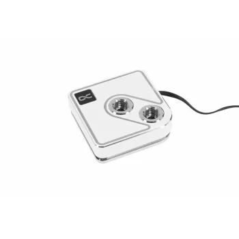 Ūdens bloks Alphacool Core 1 Aurora Brass Copper Nickel Transparent White 72mm