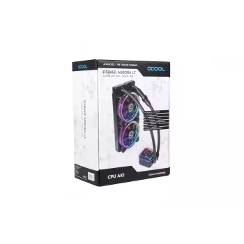 Alphacool Eisbaer Aurora LT240 12 cm Melns šķidruma dzesētājs