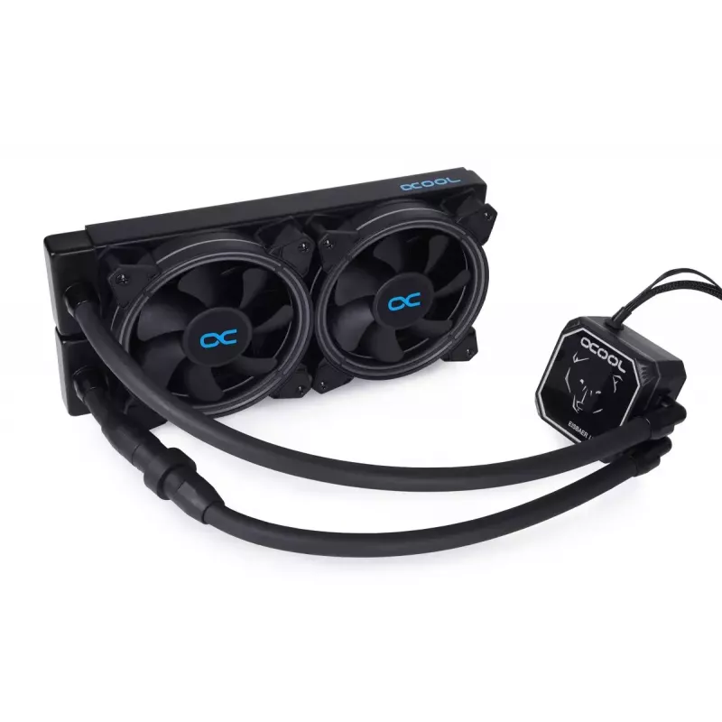 Alphacool Eisbaer Aurora LT240 12 cm Melns šķidruma dzesētājs