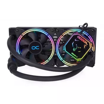 Alphacool Eisbaer Aurora LT240 12 cm Melns šķidruma dzesētājs