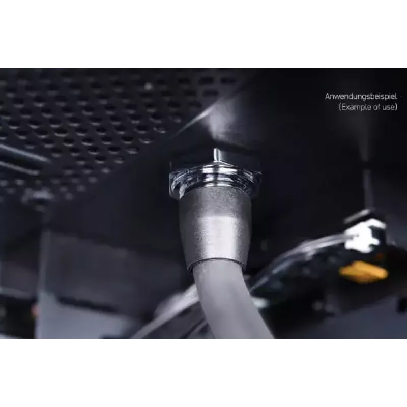 Alphacool Apex Fillport hromēts misiņš 30mm 42mm 15mm