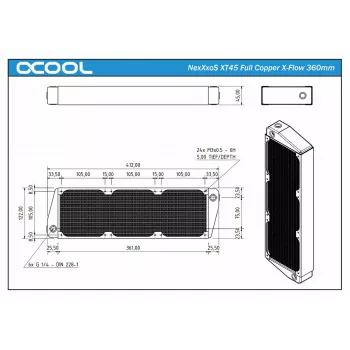 Radiators Alphacool NexXxoS XT45 1011662