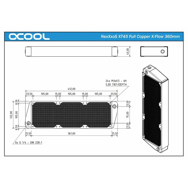 Radiators Alphacool NexXxoS XT45 1011662
