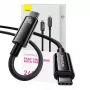 USB-C uz USB-C kabelis Baseus Tungsten Gold 240W 3m