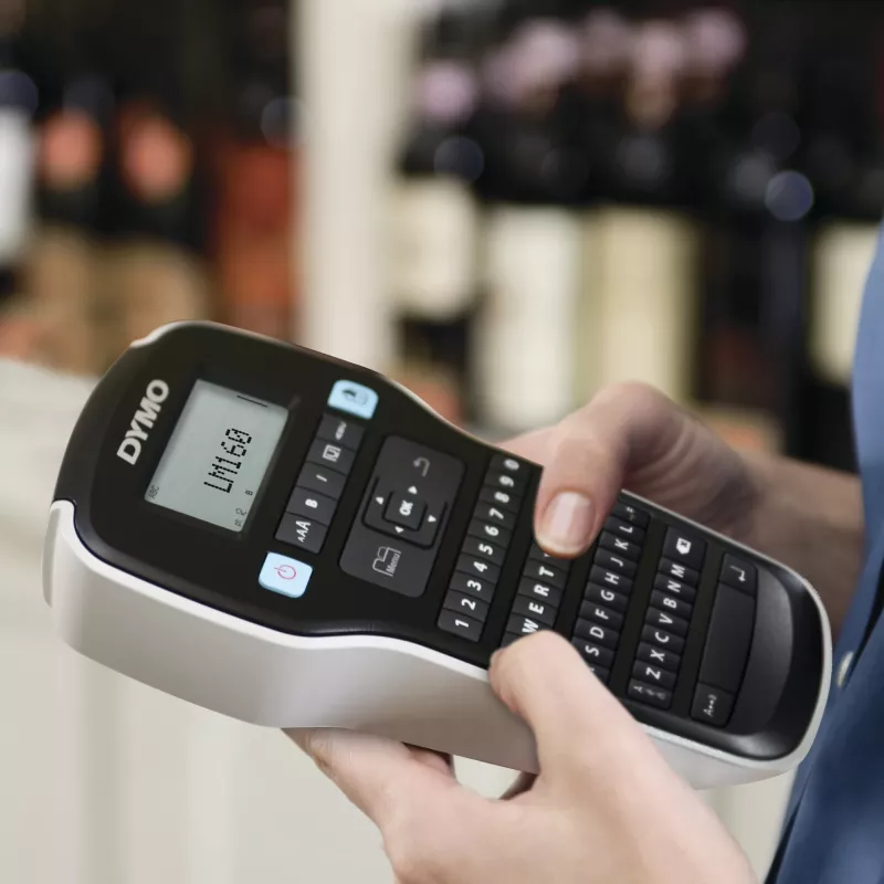 DYMO LabelManager 160 marķēšanas iekārtas komplekts ar 3 D1 lentes ruļļiem